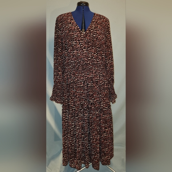Taylor Woman's Animal-Print Maxi Dress - Picture 1 of 2